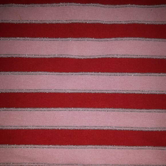 Pink/red stripped off shouder top - Picture 2 of 4